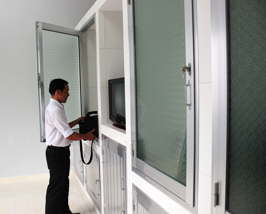 Nhờ có Mái ấm công đoàn mà nhiều giáo viên xa nhà đã yên tâm công tác.