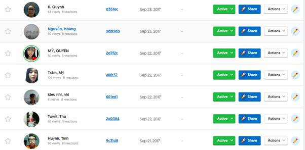 Học sinh dùng FlipGrid để quay clip Học sinh dùng FlipGrid để quay clip