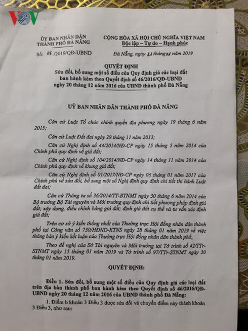 đà nẵng: tăng giá đất, dân tái định cư nghèo ôm nợ hình 1 da nang: tang gia dat, dan tai dinh cu ngheo om no hinh 1