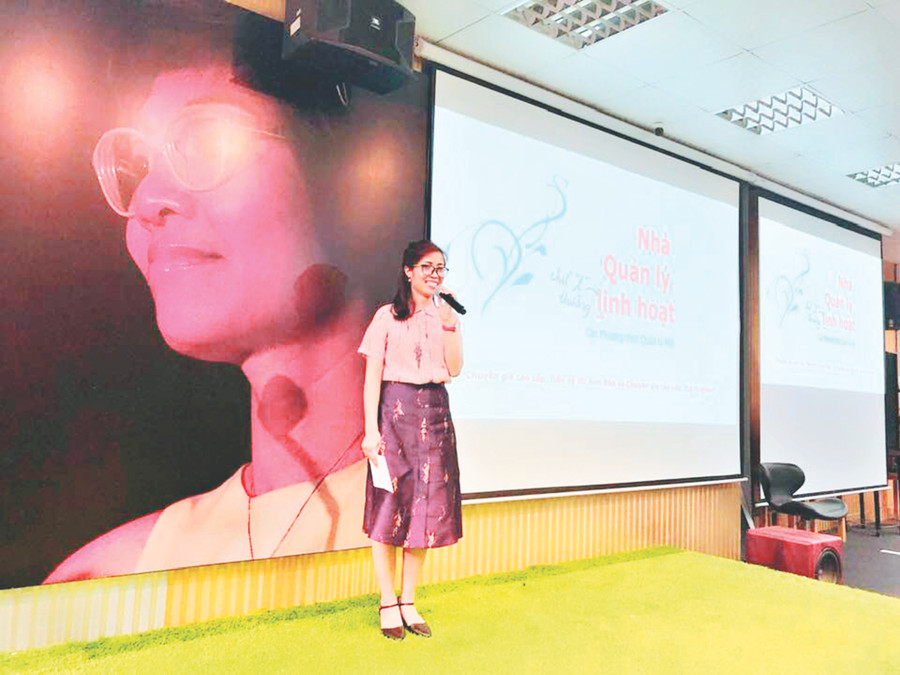 Trần Thị Nhài làm trainer Trần Thị Nhài làm trainer