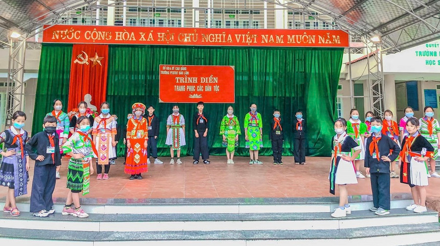 Tỷ lệ học sinh THCS đến trường đạt trên 95%. Tỷ lệ học sinh THCS đến trường đạt trên 95%.