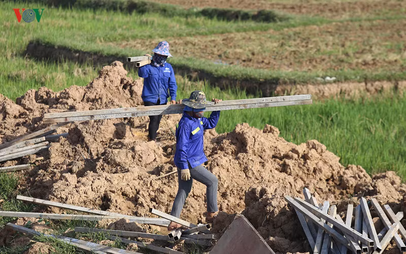 gấp rút nâng cấp đê tả bùi tại hà nội khi mùa mưa bão đang về hình 7 gap rut nang cap de ta bui tai ha noi khi mua mua bao dang ve hinh 7