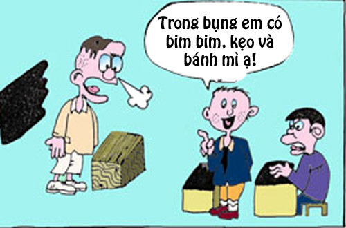 Truyện tranh: Thót tim vì lời nói của con nít - 8