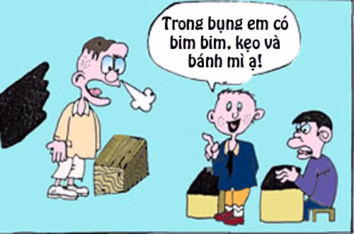 Truyện tranh: Thót tim vì lời nói của con nít - 8