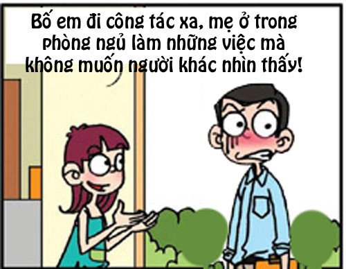 Truyện tranh: Thót tim vì lời nói của con nít - 4
