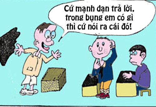 Truyện tranh: Thót tim vì lời nói của con nít - 7