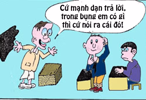 Truyện tranh: Thót tim vì lời nói của con nít - 7