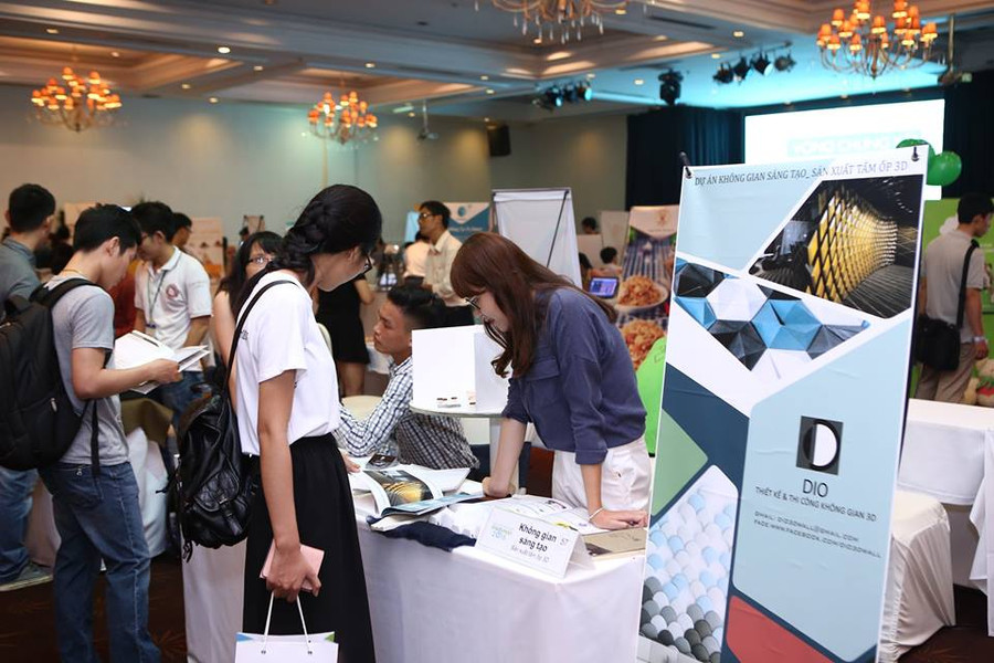 Mô hình khởi nghiệp năn 2016 được trưng bày Mô hình khởi nghiệp năn 2016 được trưng bày