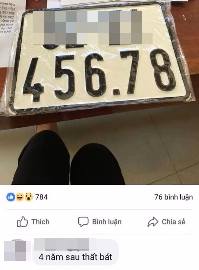 Bốc phải biển số đại hạn, chủ xe cười tê tái