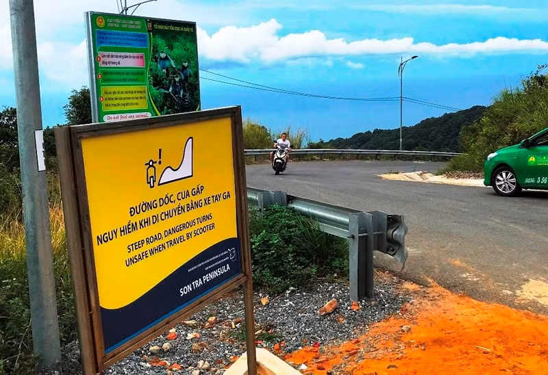 Cận cảnh những đoạn nguy hiểm của đường lên Sơn Trà - ảnh 10