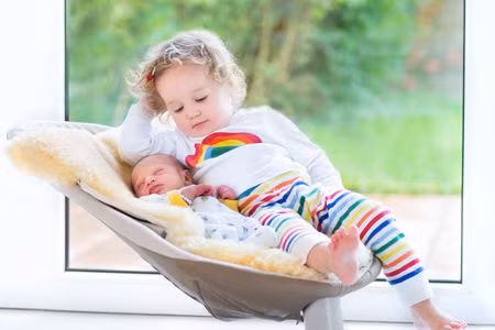 Có em chắc chắn là một sự kiện trọng đại với trẻ nhỏ.