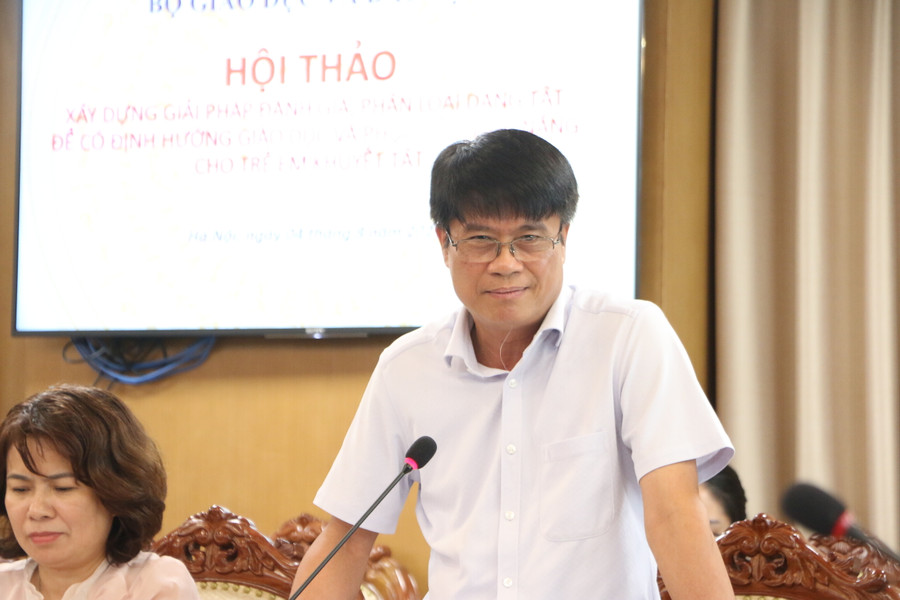 PGS.TS Nguyễn Xuân Hải nêu một số ý kiến góp ý tại hội thảo. PGS.TS Nguyễn Xuân Hải nêu một số ý kiến góp ý tại hội thảo.