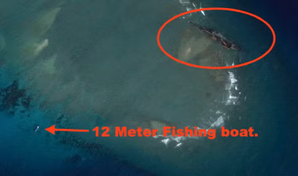 phat hien “nghia trang tau dam” bi an qua google earth hinh anh 3