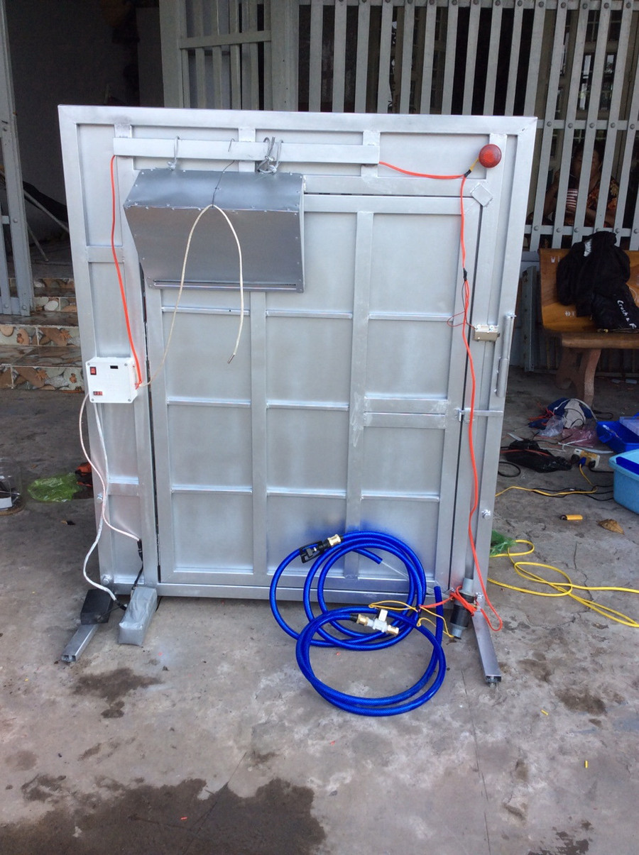 Toàn bộ mô hình hệ thống chữa cháy tự động của nhóm Toàn bộ mô hình hệ thống chữa cháy tự động của nhóm