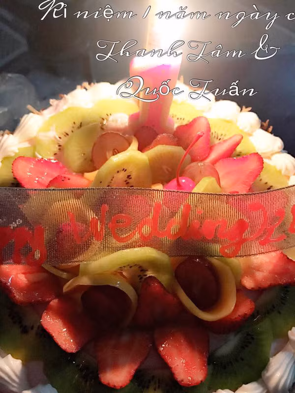 Gia đình nhỏ hạnh phúc của Thanh Tâm.