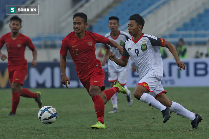 U23 Brunei (áo trắng) không thể gây sốc để đánh bại Indonesia U23 Brunei (áo trắng) không thể gây sốc để đánh bại Indonesia