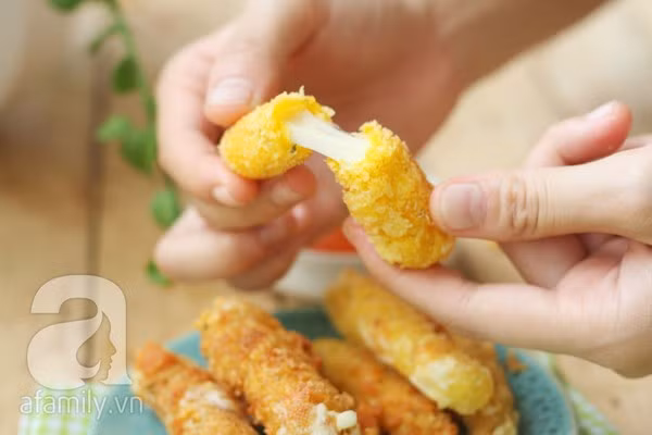 Tự làm phô mai que vừa sạch vừa thơm ngon ảnh 6