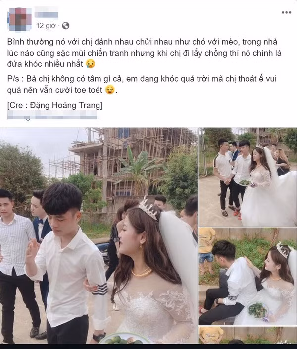 Bài viết được đăng tải trên mạng xã hội Facebook.