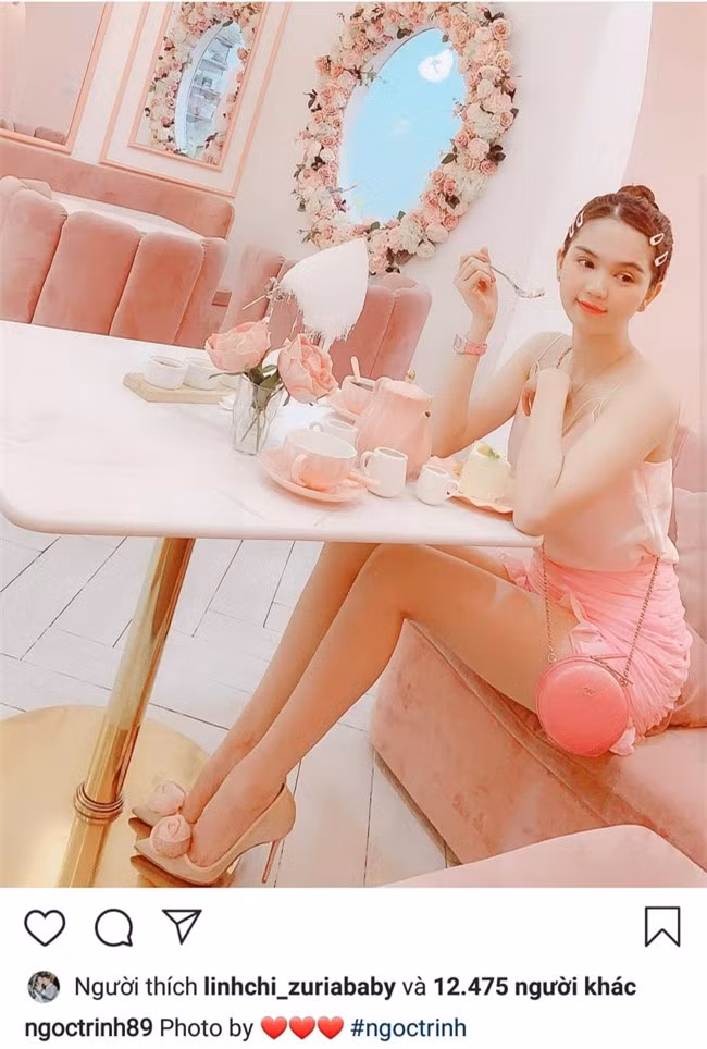 Chỉ một bức hình, Ngọc Trinh chứng minh cô không thua kém gì thần tiên tỉ tỉ Đặng Thu Thảo - Ảnh 1.