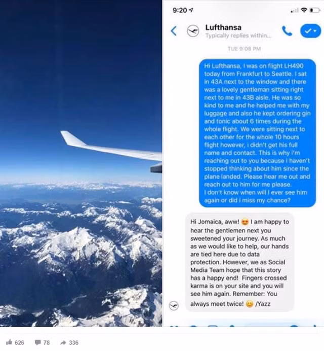 Cô gái xinh đẹp nhờ dân mạng tìm anh chàng ngồi bên cạnh trên máy bay hình ảnh 2 co gai xinh dep nho dan mang tim anh chang ngoi ben canh tren may bay hinh anh 2