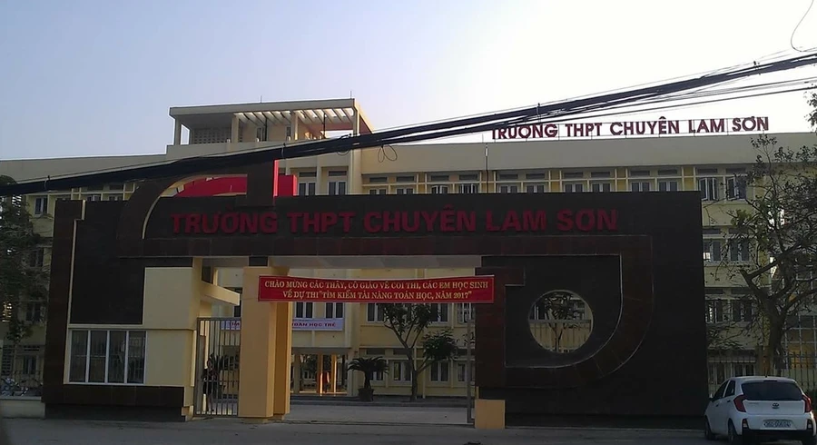 Trường THPT chuyên Lam sơn, TP. Thanh Hóa. Ảnh: Nguyễn Quỳnh