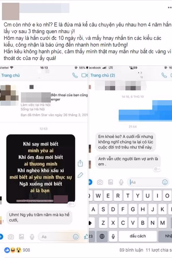 Hội chị em hả hê trước cái kết của thanh niên bỏ người yêu 4 năm để kết hôn với người mới-2