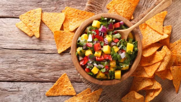 Món salsa dứa chứa nhiều vitamin và khoáng chất. (Ảnh: ITN).