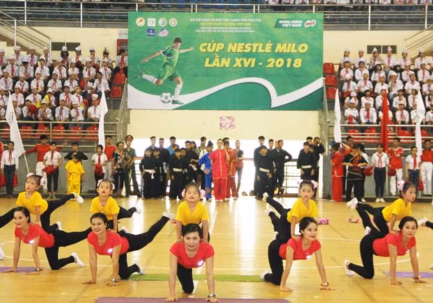 Tiết mục văn nghệ tại lễ khai mạc