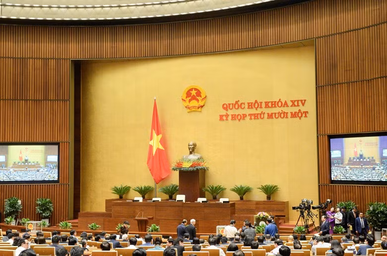 Quốc hội sẽ tiến hành công tác nhân sự bầu Phó Chủ tịch nước. Ảnh Quốc hội.