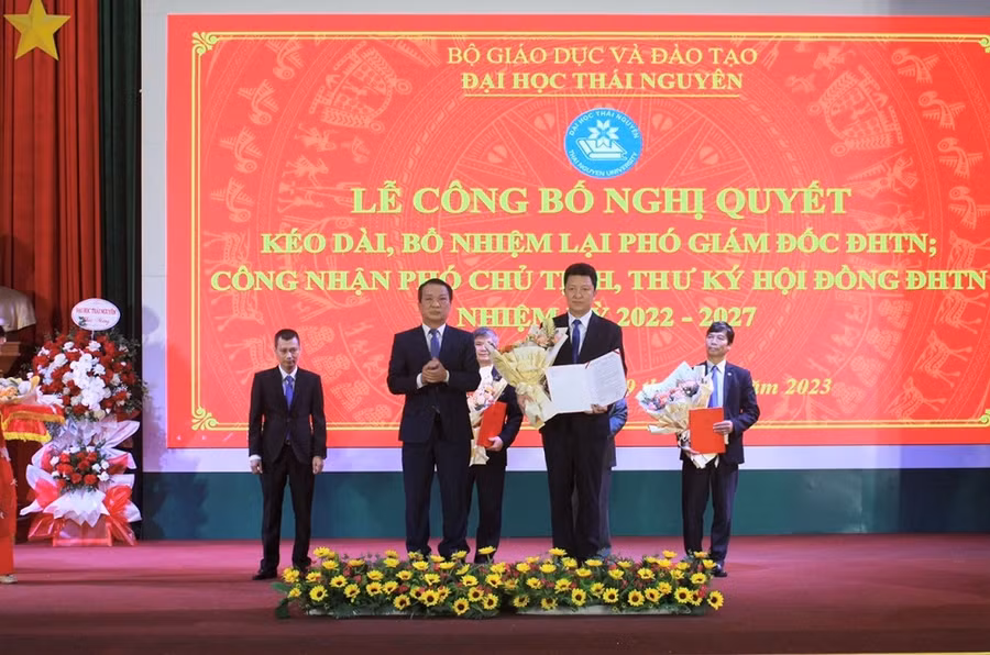 Công nhận PGS.TS Nguyễn Thanh Hà giữ chức vụ Phó Chủ tịch Hội đồng Đại học Thái Nguyên.