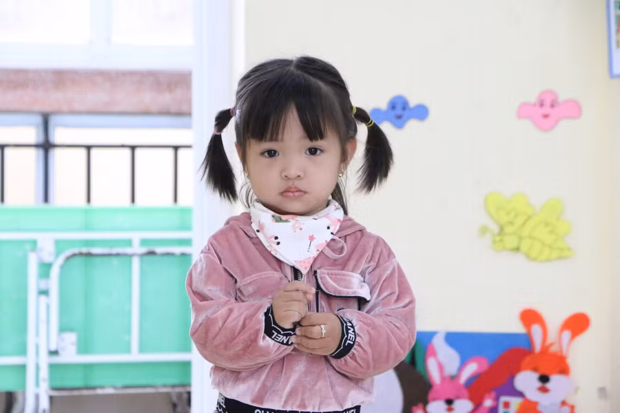 Trẻ mầm non được đến trường là mong muốn của nhiều phụ huynh trong thời điểm này. Ảnh: PV.