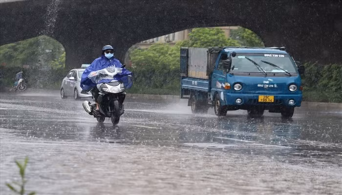 Thời tiết hôm nay mưa rào rải rác nhiều nơi trên cả nước