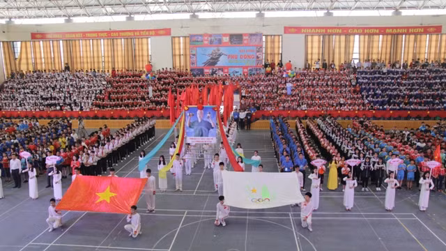 Khai mạc Hội khỏe Phù Đổng tỉnh Nghệ An lần thứ XVIII năm 2018