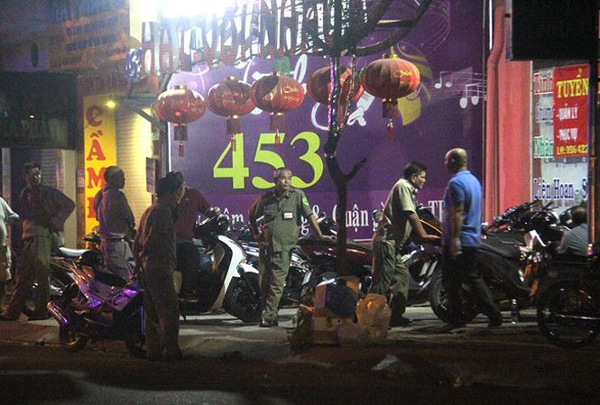 Phòng trà nơi xảy ra sự việc. Ảnh: Tiền Phong.