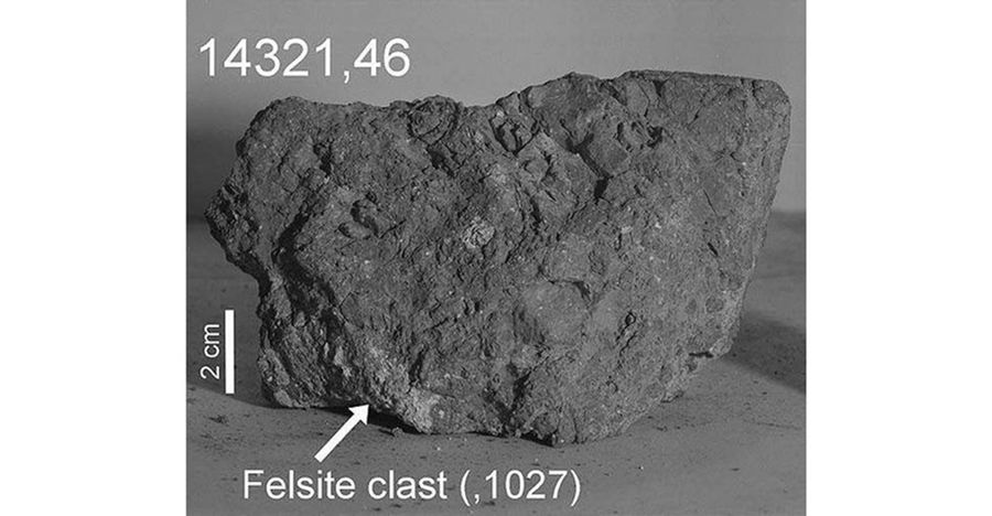 Mảnh đá cổ nhất của Trái đất xuất hiện trên Mặt trăng