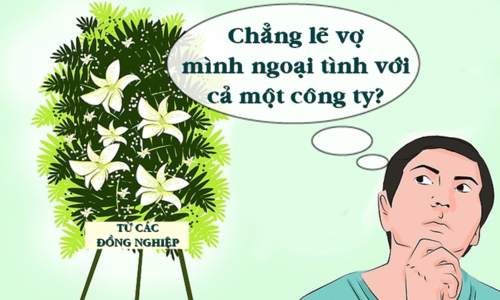 Chồng ghen vì vợ nhận được vòng hoa
