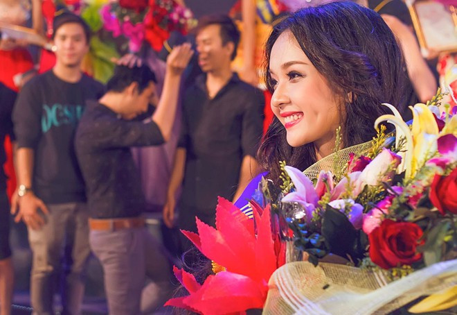 Nụ cười duyên dáng của Ngọc Ánh. (Ảnh: NVCC). Nhan sắc nữ sinh đẹp nhất xứ Tuyên