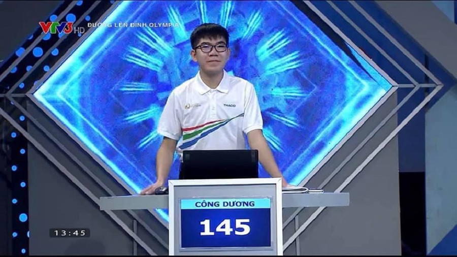 Ma Công Dương tham gia Đường lên đỉnh Olympia tuần 2 tháng 3 quý 2.