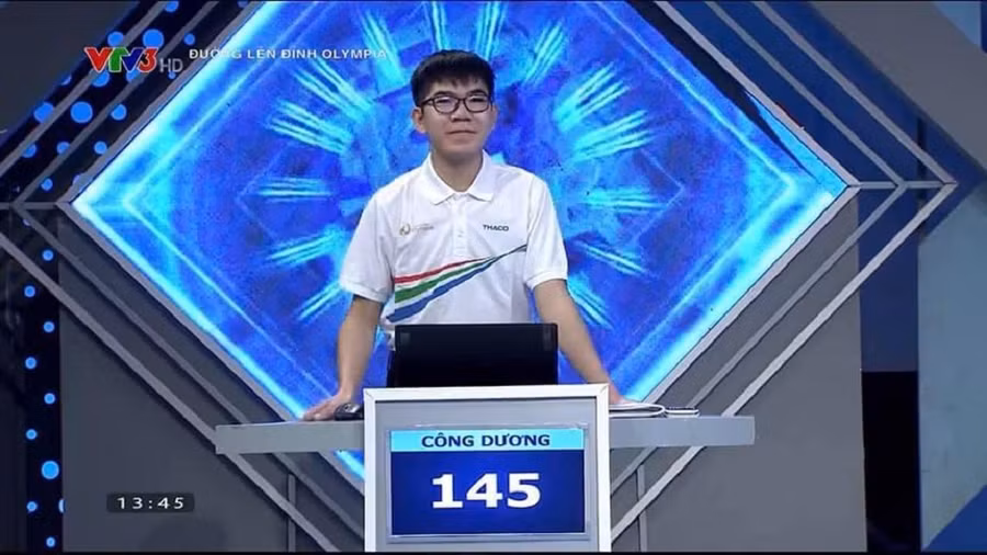 Ma Công Dương tham gia Đường lên đỉnh Olympia tuần 2 tháng 3 quý 2.