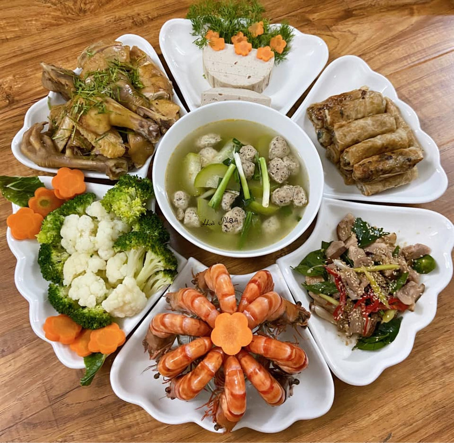 Mâm cỗ cúng ông Công ông Táo đơn giản nhưng đẹp mắt của mẹ bỉm sữa Hà thành ảnh 3