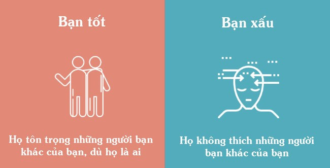 Người bạn thật sự luôn rộng mở vòng tay chào đón những người bạn khác của bạn, không phán xét điều gì. Trong khi những người giả tạo lại rất khó hòa nhập với họ vì sợ vị trí của mình bị lung lay bởi ai đó. Su khac biet giua ban tot va nguoi gia tao hinh anh 8