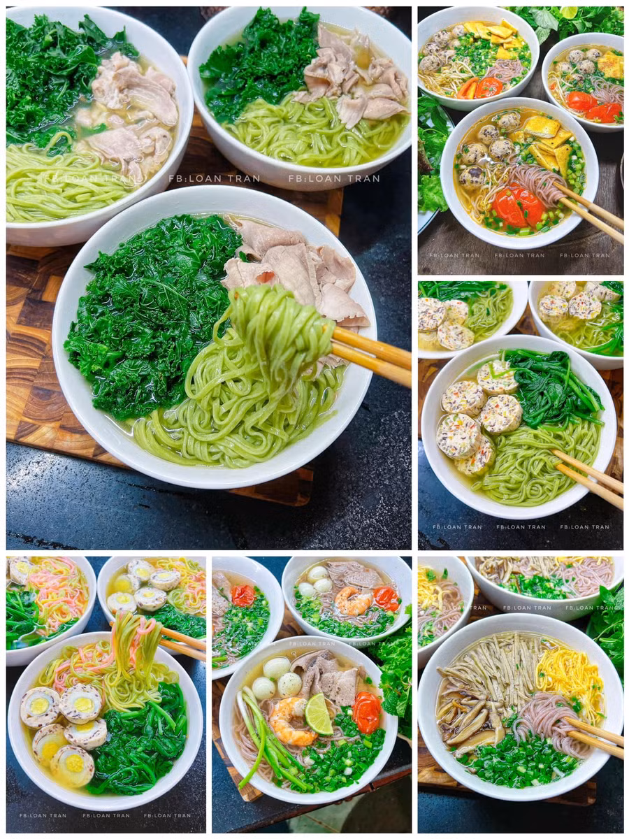 Các món bún mỳ healthy ít gia vị, không dầu mỡ để đổi bữa cho cả nhà.