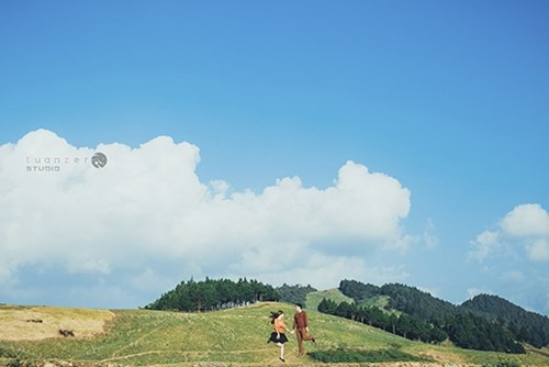 Bộ ảnh cưới đẹp như mơ ở Mộc Châu của cặp đôi “oan gia“ ảnh 5