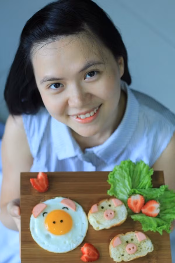 Cô gái Sài thành nổi tiếng với tài trang trí món ăn Bento