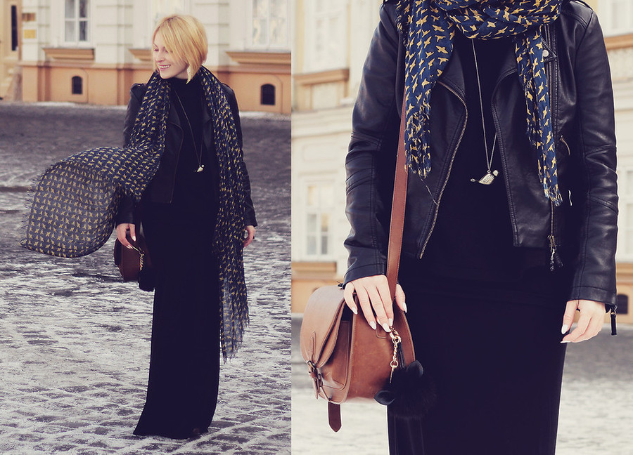 10 gợi ý mix đồ đông siêu đẹp với áo khoác đen ảnh 5 10 gợi ý mix đồ đông siêu đẹp với áo khoác đen