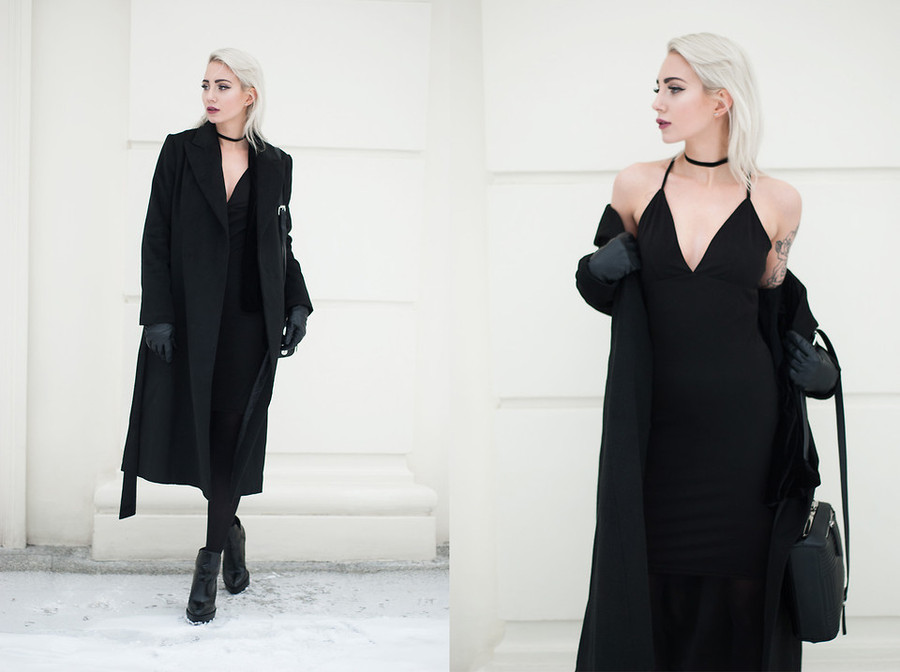 10 gợi ý mix đồ đông siêu đẹp với áo khoác đen ảnh 10 10 gợi ý mix đồ đông siêu đẹp với áo khoác đen