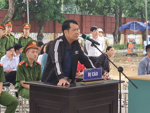 Bị cáo Nguyễn Văn Sướng tại phiên xét xử.