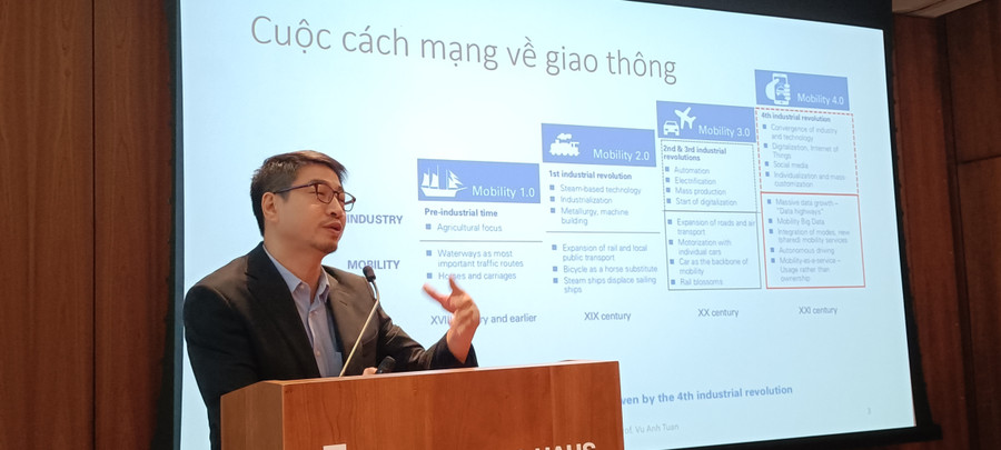 PGS.TS. Vũ Anh Tuấn, Giám đốc Trung tâm Nghiên cứu giao thông vận tải Việt Đức (VGTRC). Ảnh: Quốc Hải PGS.TS. Vũ Anh Tuấn, Giám đốc Trung tâm Nghiên cứu giao thông vận tải Việt Đức (VGTRC). Ảnh: Quốc Hải