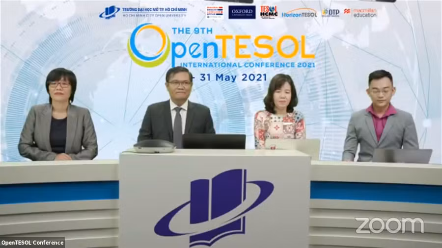 Đầu cầu Hội thảo tại Trường ĐH Mở TPHCM.