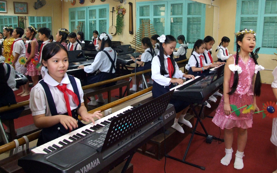 Môn Âm nhạc giúp học sinh phát huy tối đa sức sáng tạo bản thân Môn Âm nhạc giúp học sinh phát huy tối đa sức sáng tạo bản thân